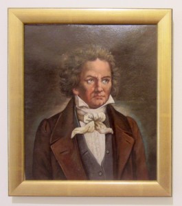 Beethoven when he lived in Baden