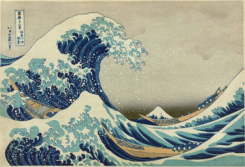Great Wave off Kanazawa, Hokusai