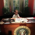 Thomas at President’s Desk
