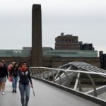 Millennial Bridge between St. Paul’s and Tate Modern