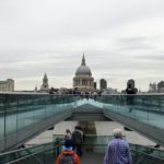 View of St. Paul’s Cathedral from Tate Modern over Millennial Bridge
