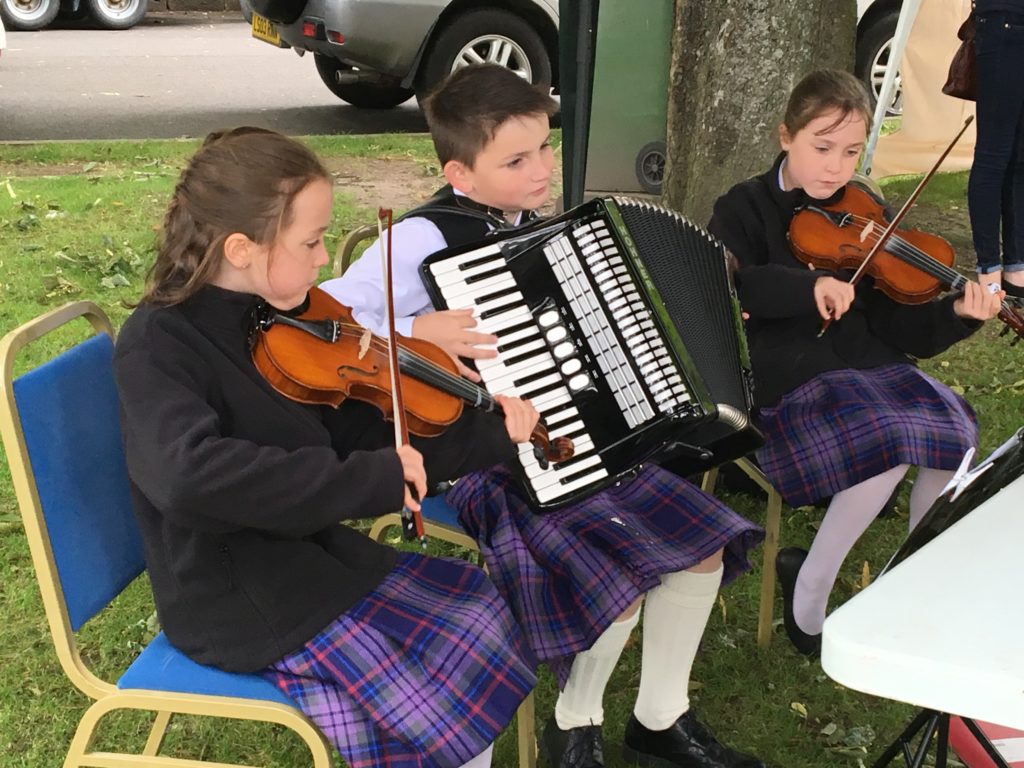 Musical kids in Dornoch