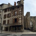 Vienne, surviving medieval cross-timbered building