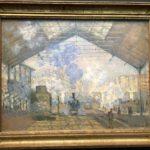 Paris train station by Monet