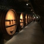 barrels of wine at Domaine Nalys