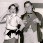 Marie & Wayne in a skit, Sweetwater TX, 1950s