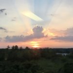 Sunset from Atlanta Airport Skytrain