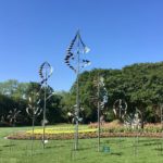 Wind sculptures at the Arboretum