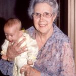 My mother with Shelby, 8-24-78