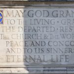 Westminster Abbey inscription