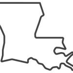 outline of Louisiana